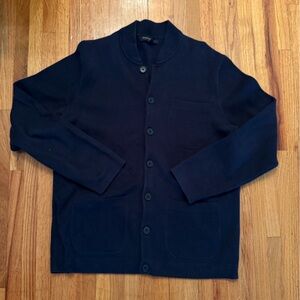 Banana Republic Men’s Merino Navy Cardigan Size Medium
